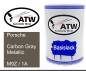 Preview: Porsche, Carbon Gray Metallic, M9Z / 1A: 500ml Lackdose, von ATW Autoteile West.